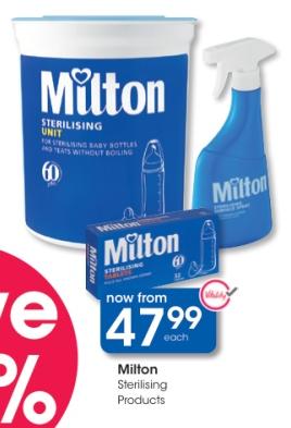 Milton Sterilising Products