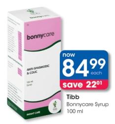 Tibb Bonnycare Syrup 100ml