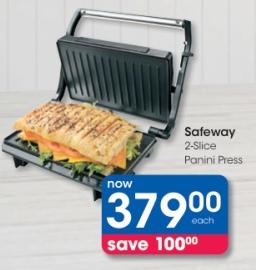 Safeway 2-Slice Panini Press