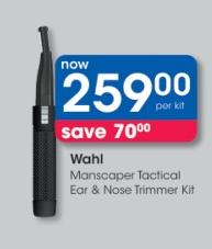 Wahl Manscaper Tactical Ear & Nose Trimmer Kit 