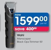 Wahl Manscaper Black Ops Trimmer Kit 