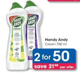 Handy Andy Cream 750ml