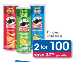 Pringles Chips 165 gm 