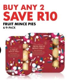 Fruit Mince Pies 6/9-Pack