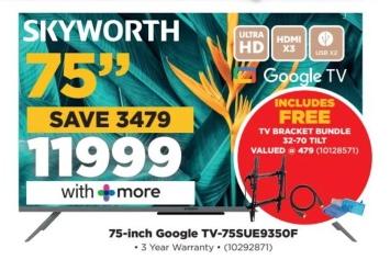 Skyworth 75-inch Google TV-75SUE9350F