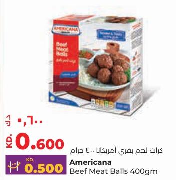 Americana Beef Meat Balls 400gm