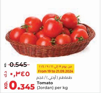 Tomato (Jordan) per kg