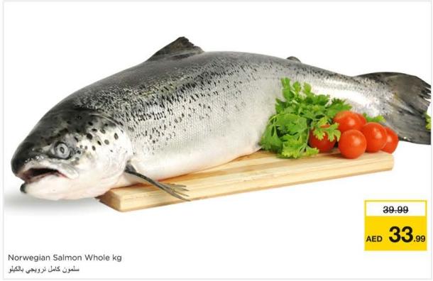 Norwegian Salmon Whole kg 1 kg