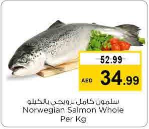 Norwegian Salmon Whole per kg