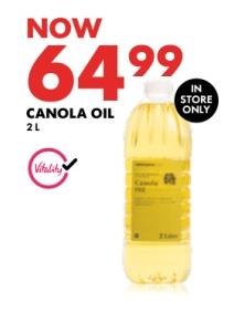 Woolworth Canola Oil 2L 