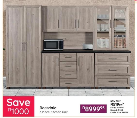 Rossdale 3 Piece Kitchen Unit