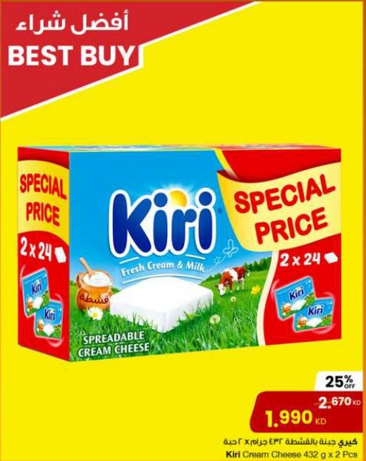 Kiri Cream Cheese 432 g x 2 Pcs