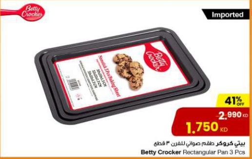 Betty Crocker Rectangular Pan 3 Pcs