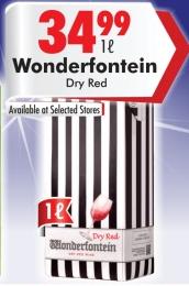 Wonderfontein Dry Red