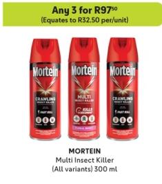 ANY 3 MORTEIN Multi Insect Killer (All variants) 300 ml
