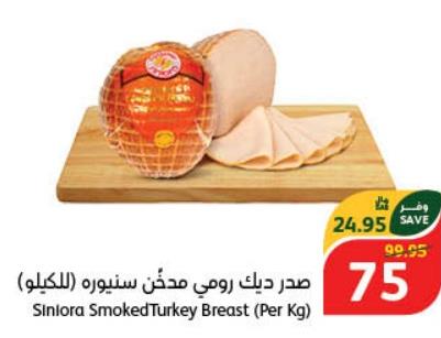 Siniora Smoked Turkey Breast (Per Kg)