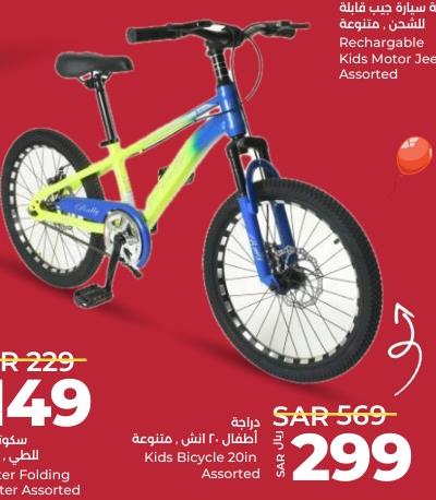 Kids Bicycle 20 in Assorted