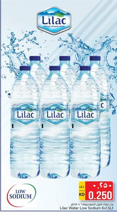 Lilac Water Low Sodium 6x1.5Lt