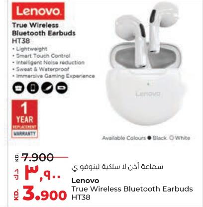 Lenovo True Wireless Bluetooth Earbuds HT38