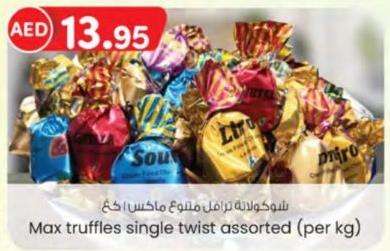 Max truffles single twist assorted (per kg)