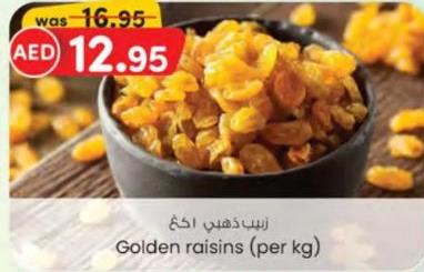 Golden raisins (per kg)