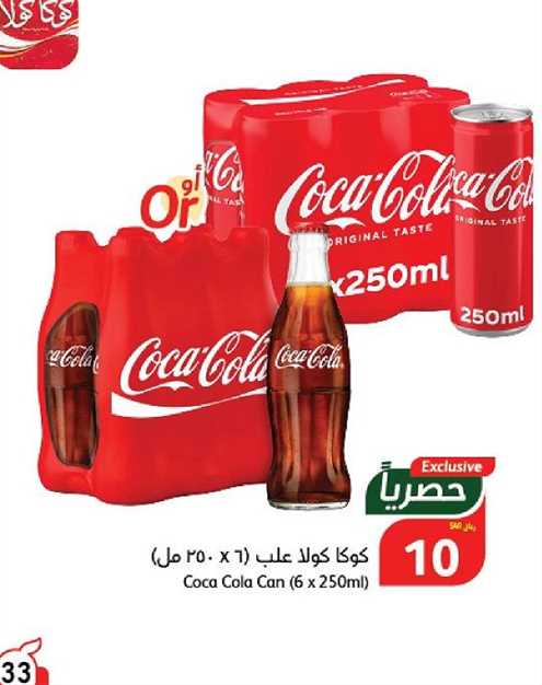 Coca Cola Can (6 x 250ml)