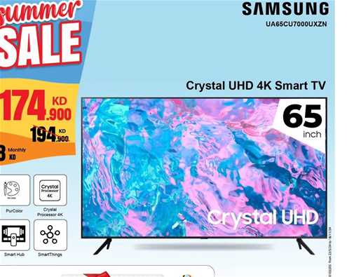 Samsung Crystal UHD 4K Smart TV 65"