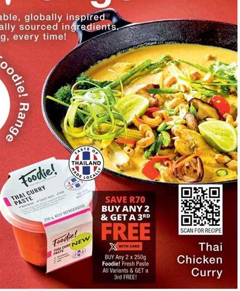 BUY Any 2 x 250g Foodie! Fresh Paste All Variants & GET a 3rd FREE!