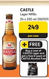 CASTLE Lager NRBs 24 x 330 ml (392101)