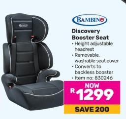 Bambino Discovery Booster Seat