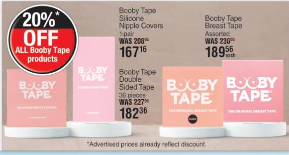 Booby Tape Breast Tape Assorted