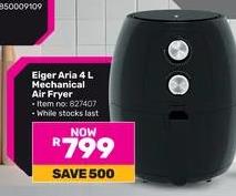 Eiger Aria 4L Mechanical Air Fryer