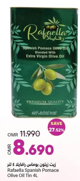 Rafaella Spanish Pomace Olive Oil Tin 4L