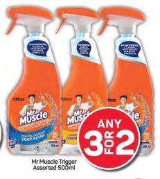 Mr Muscle Trigger Assorted 500ml