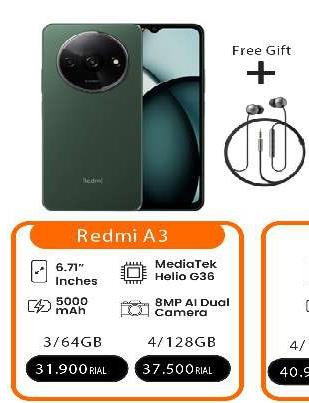 Redmi A3 Smart Phone 4/128GB