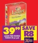LAAGER PURE ROOIBOS TEAMAGS 80 per pod