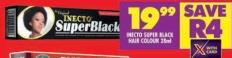 INECTO SUPER BLACK HAIR COLOUR 25ML