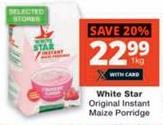 White Star Original Instant Maize Porridge 1kg