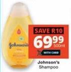 Johnson's Shampoo 500ml