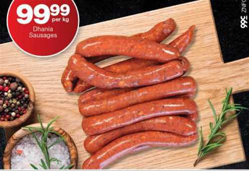 Dhania Sausages