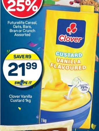Clover Vanilla Custard 1kg