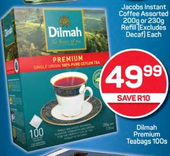 DILMAH Premium JCOBS INSTANT COFFEE 200G OR 230 G REFILL 