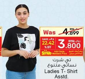 Ladies T-Shirt Asstd.