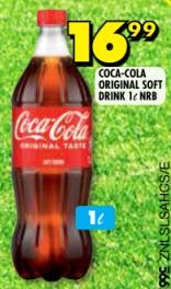 COCA-COLA ORIGINAL SOFT DRINK 1L NRB 