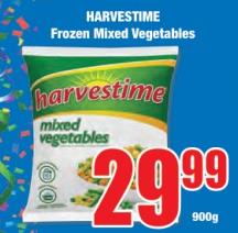HARVESTIME Frozen Mixed Vegetables 900gm