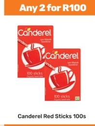 Canderel Red Sticks 100s Any 2