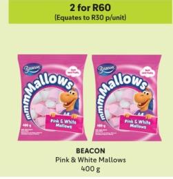 Beacon Pink & White Mallows 400g