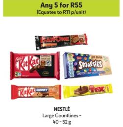 NESTLÉ Large Countlines - 40 - 52 g any 5 