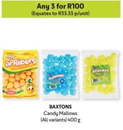 BAXTONS Candy Mallows (All variants) 400g Any 3