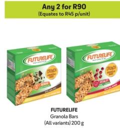 FUTURELIFE Granola Bars (All variants) 